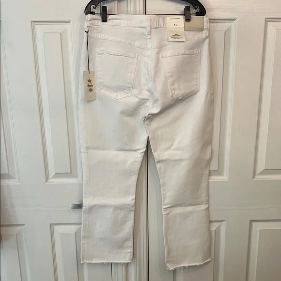 CITIZENS OF HUMANITY Isola Cropped Boot in Plaster (White) Sz 31 - NWT!!